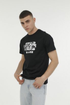 Ml Starwars 11lsn05 3fx Siyah Erkek Kısa Kol T-shirt resmi