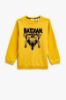 Erkek Çocuk Batman Baskılı Lisanslı Sweatshirt 3wkb10071tk resmi