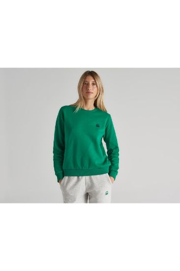 Kadın Sweatshirt Bnt-w20051 Yeşil resmi